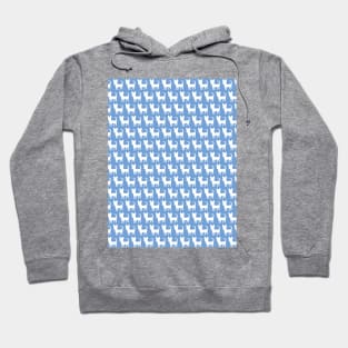 Chihuahua silhouette print (mini) sky blue Hoodie